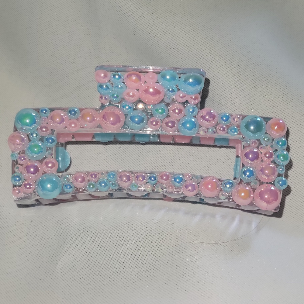 Colorful Beaded Hair Clip